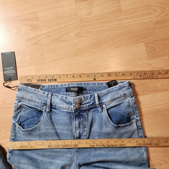 NWT Hudson Jeans Flap Pocket Stretch Denim Jeans Women's Size 12 28" Inseam - Picture 7 of 16